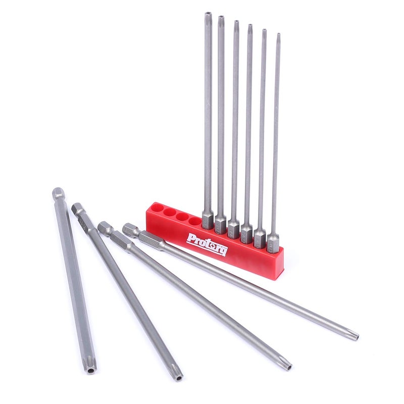 Protorq TORX Tamper Resistant Bits, Security TORX & Star Bits (T7-T40), 150mm, 10-Piece Set, High Grade S2 Steel - Image 4
